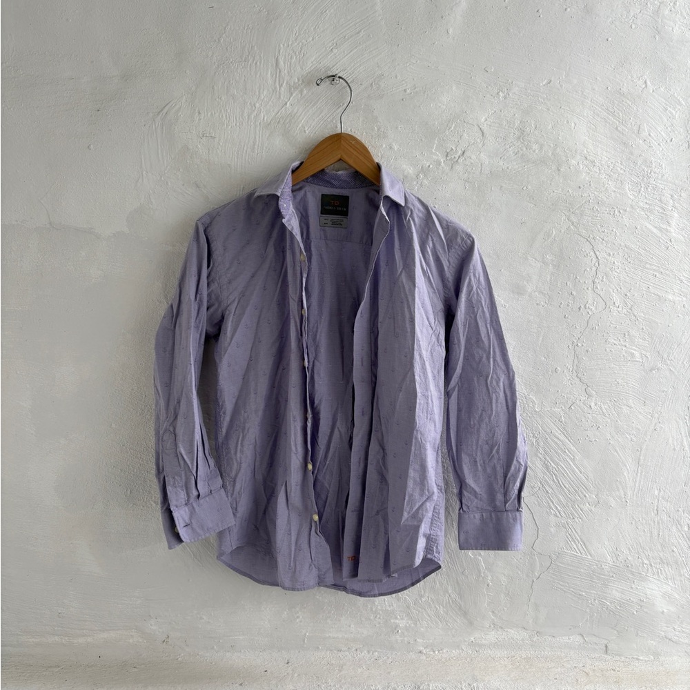 Thomas dean boys M (10-12) button down long sleeve